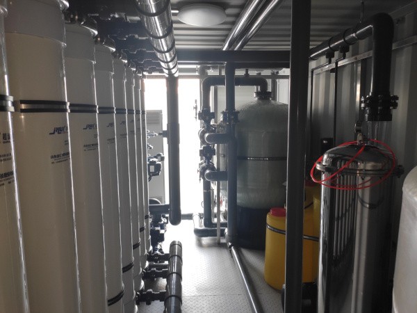 出口羅馬尼亞超濾一體化集裝箱設(shè)備